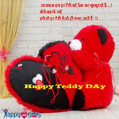Read more about the article Teddy Day Sms :  आजकल हम हर टेडी को देख कर मुस्कुराते है…!